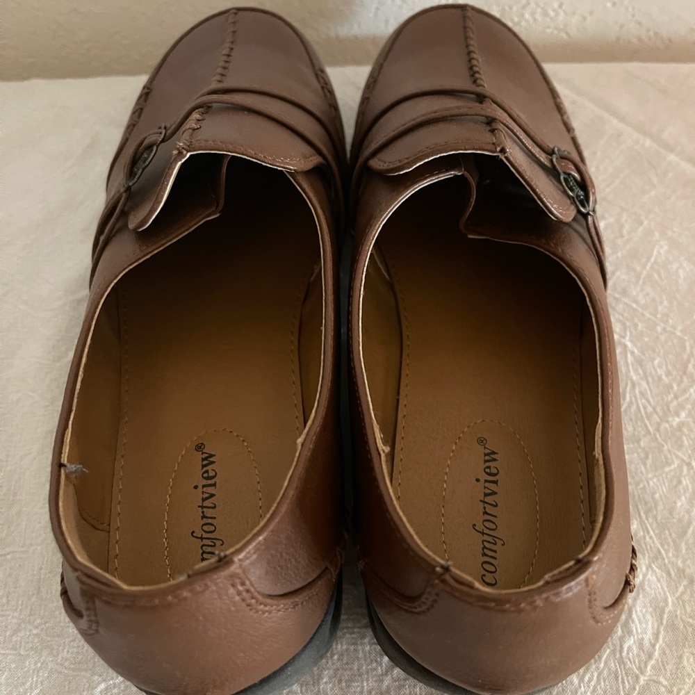 🌹🌹SOLD🌹🌹New Comfort View Natalia Tan Loafer Womens Shoes - Picture 4 of 13